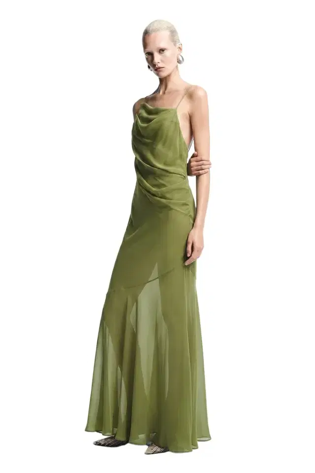 REVOLVE LOS ANGELES Siagre Silk Backless Gown