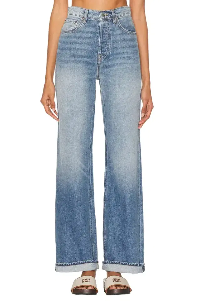 GRLFRND Brooklyn High Rise Straight Jeans