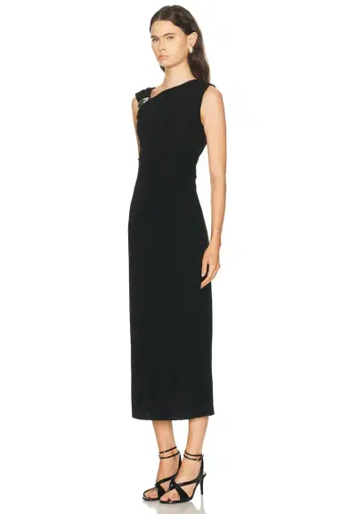 L'Academie Maeko Midi Dress | Thumbnail 3