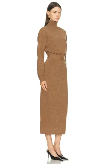 L'Academie Leslia Belted Midi Dress | Thumbnail 2