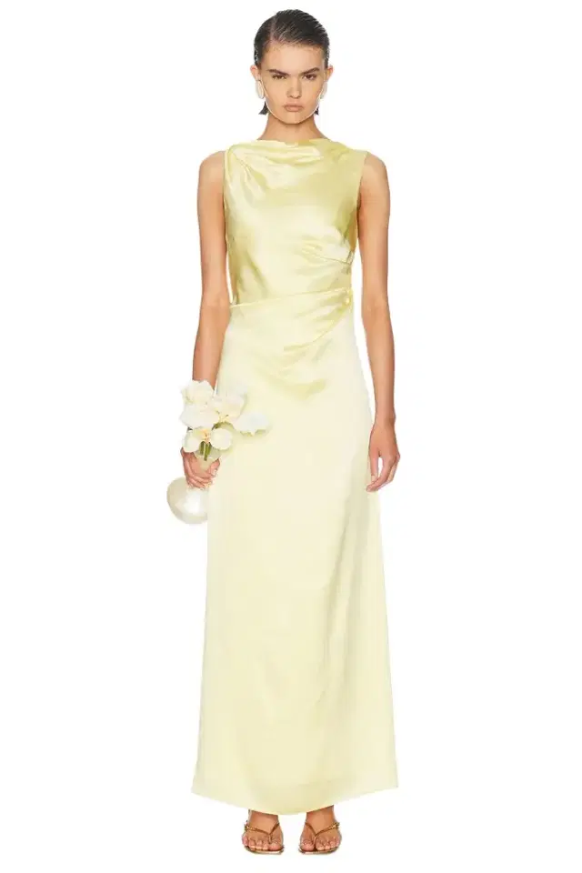 L'Academie Estelle Silk Dress