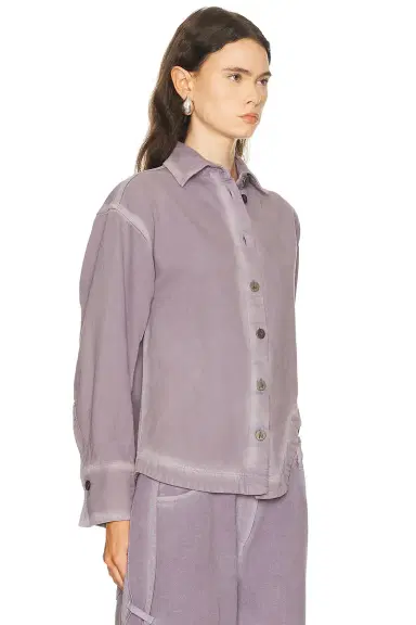 The Attico Bomber Shirt Jacket | Thumbnail 2 The Attico Bomber Shirt Jacket | Thumbnail 2