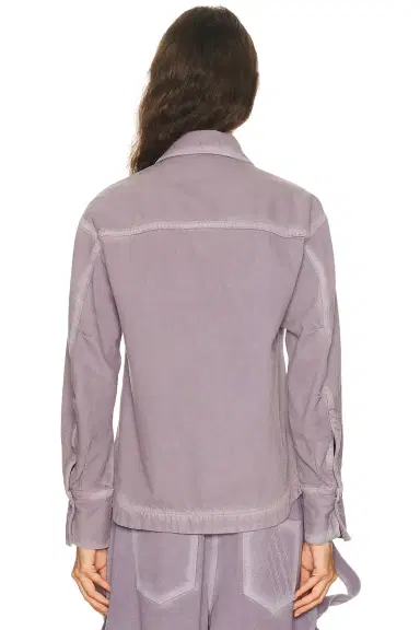 The Attico Bomber Shirt Jacket | Thumbnail 4 The Attico Bomber Shirt Jacket | Thumbnail 4