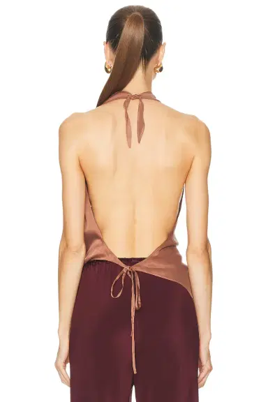 EAVES Frida Silk Top | Thumbnail 4 EAVES Frida Silk Top | Thumbnail 4