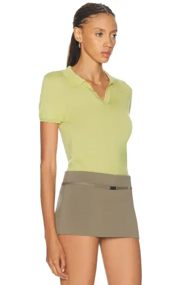 EAVES Emaw Knit Polo | Thumbnail 2