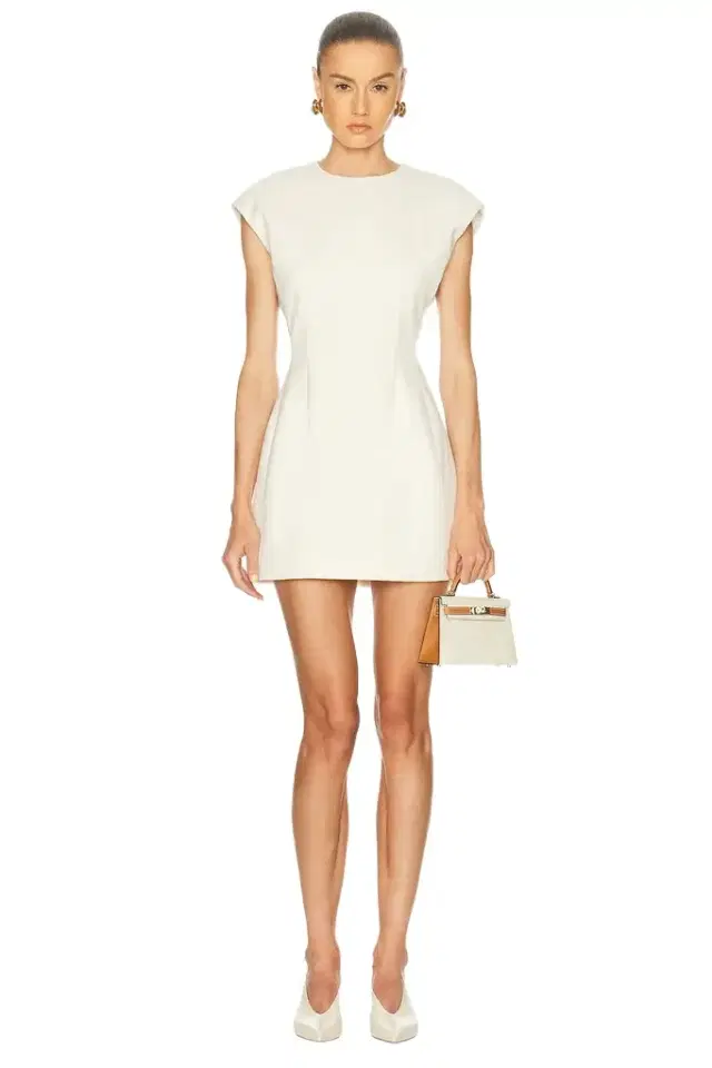 EAVES Irene Classic Suiting Sculpted Mini Dress