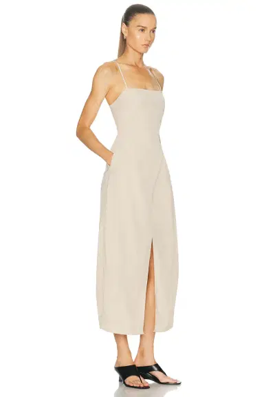 EAVES Eva Curved Maxi Dress | Thumbnail 2