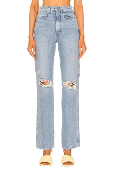 GRLFRND Sara Super High Rise Slim Straight Jeans | Thumbnail 1 GRLFRND Sara Super High Rise Slim Straight Jeans | Thumbnail 1