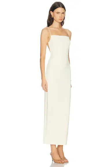 EAVES x Blake Evin Dani Polished Crepe Maxi Dress | Thumbnail 2 EAVES x Blake Evin Dani Polished Crepe Maxi Dress | Thumbnail 2
