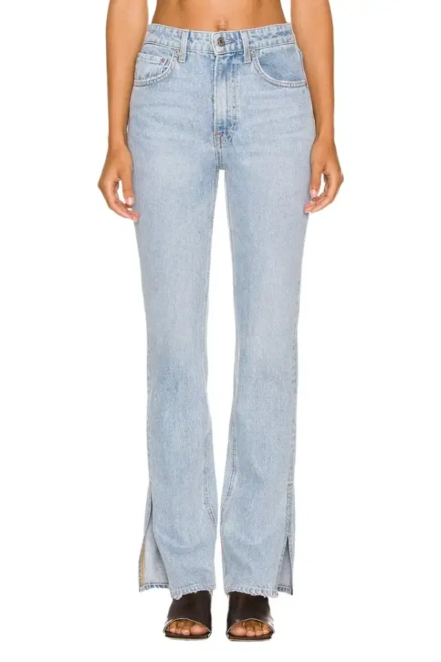 GRLFRND Harlow High Rise Boot Slit Jeans