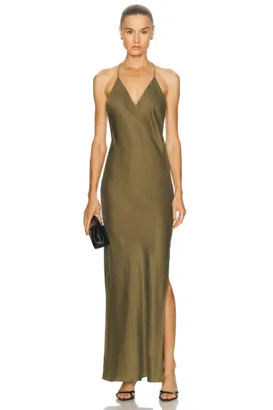 EAVES Lydia Silk Maxi Dress | Thumbnail 2