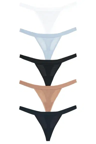 Negative Underwear Sieve Thong (5-pack) | Thumbnail 1