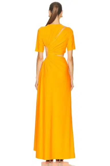 Sid Neigum for FWRD Gathered Slit Dress | Thumbnail 4