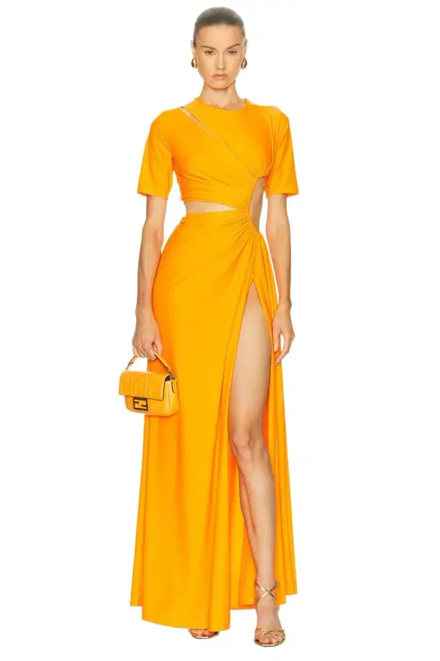 Sid Neigum for FWRD Gathered Slit Dress