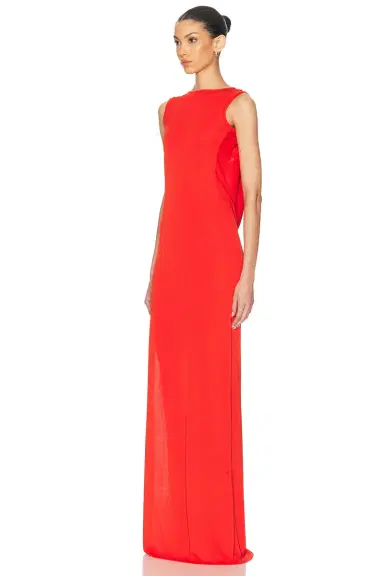 Sid Neigum Floor Length Cowl Back Dress | Thumbnail 4 Sid Neigum Floor Length Cowl Back Dress | Thumbnail 4
