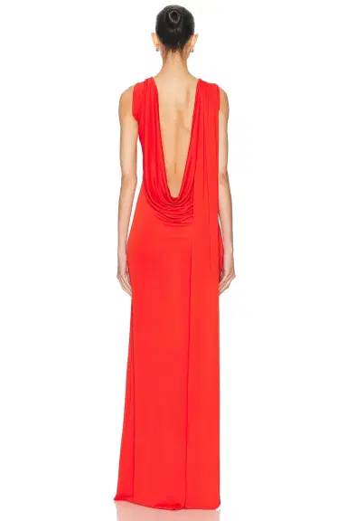 Sid Neigum Floor Length Cowl Back Dress | Thumbnail 5 Sid Neigum Floor Length Cowl Back Dress | Thumbnail 5