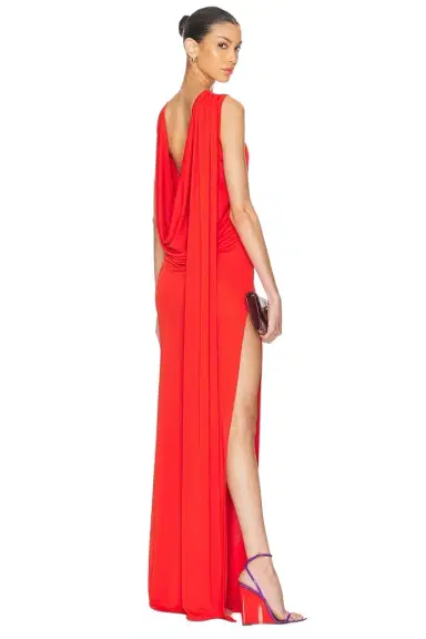 Sid Neigum Floor Length Cowl Back Dress | Thumbnail 1 Sid Neigum Floor Length Cowl Back Dress | Thumbnail 1