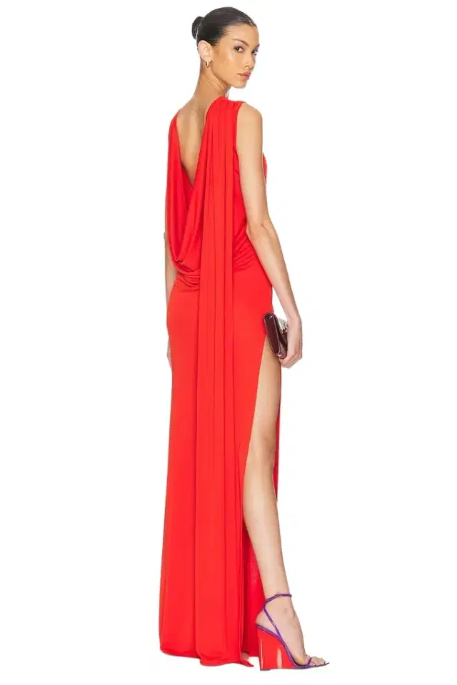 Sid Neigum Floor Length Cowl Back Dress
