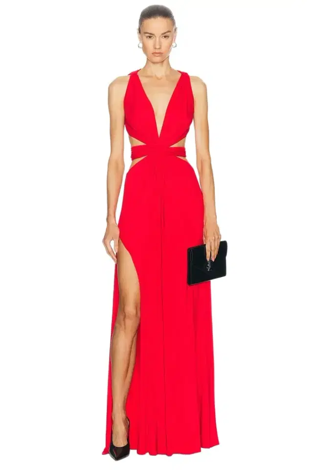 Sid Neigum 4 Way V Neck Knot Dress
