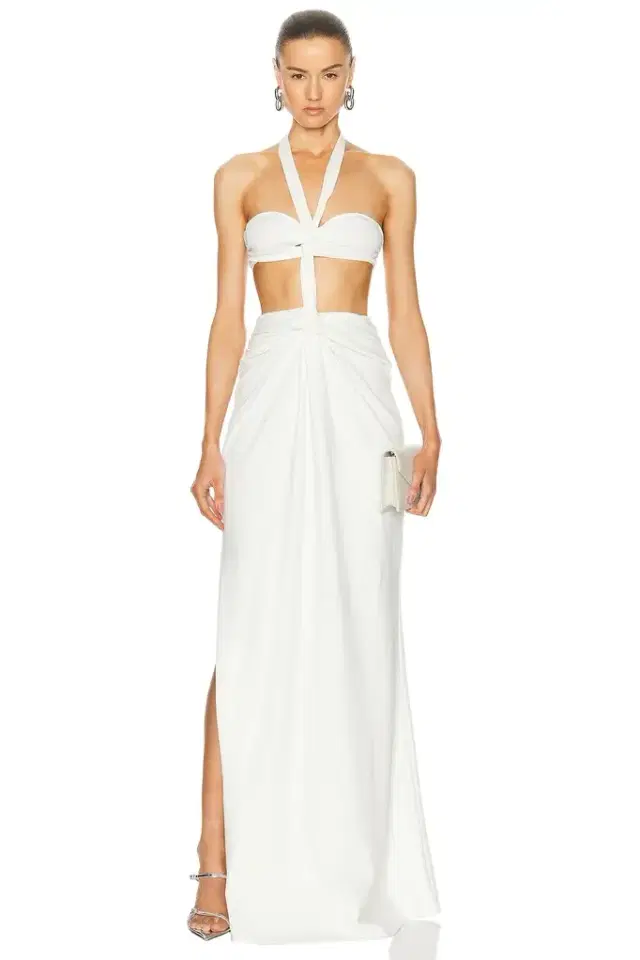 Sid Neigum Bandeau Knot Knit Dress