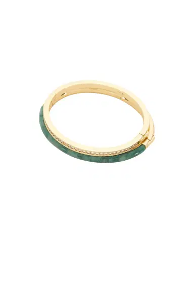 Roxanne Assoulin Semi Stone Channel Set Hinged Cuff Set Of 2 | Thumbnail 1