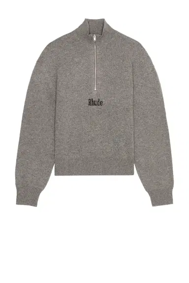 Rhude Quarter Zip Knit Top | Thumbnail 4
