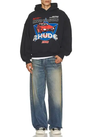 Rhude Road To Cairo Hoodie | Thumbnail 3