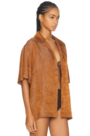 WAO Crinkled Short Sleeve Shirt | Thumbnail 2