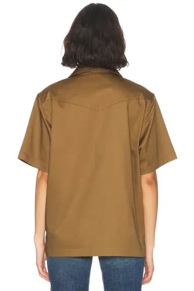 WAO Satin Western Short Sleeve Shirt | Thumbnail 3
