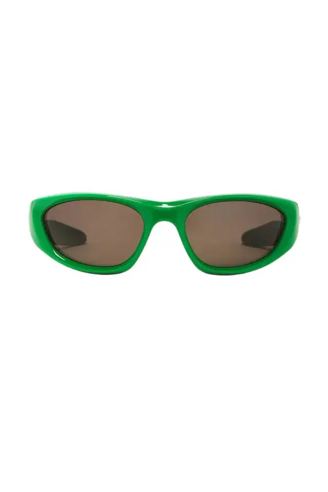 Bottega Veneta Mixed Materials Sunglasses