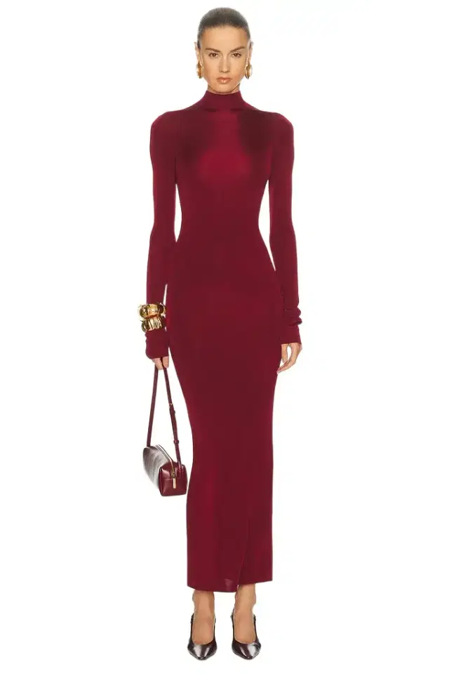 L'Academie Syndi Maxi Knit Dress