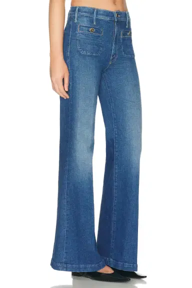 Mother The Stashed Hustler Roller Sneak Jeans | Thumbnail 2 Mother The Stashed Hustler Roller Sneak Jeans | Thumbnail 2