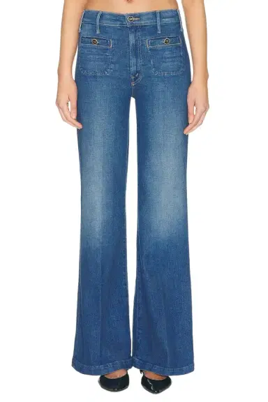Mother The Stashed Hustler Roller Sneak Jeans | Thumbnail 1 Mother The Stashed Hustler Roller Sneak Jeans | Thumbnail 1