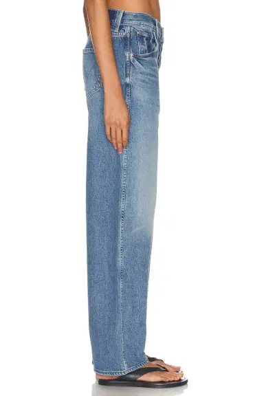 Mother The Delinquent Button Nerdy Jeans | Thumbnail 3 Mother The Delinquent Button Nerdy Jeans | Thumbnail 3