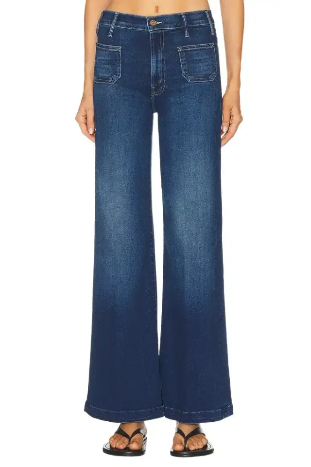 Mother The Hustler Roller Patch Pocket Sneak Jeans