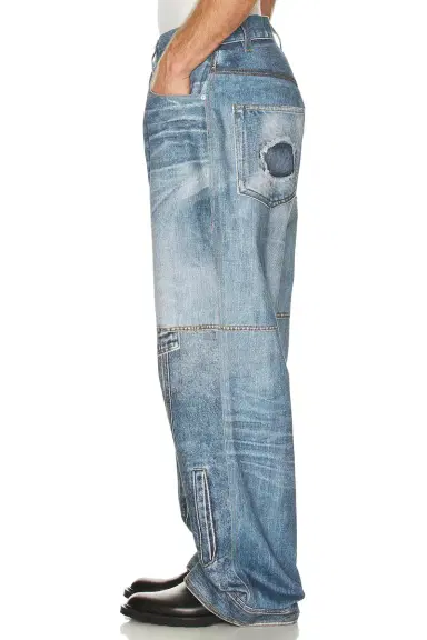 ANDERSSON BELL Custom-Like Printed Denim Pants | Thumbnail 2 ANDERSSON BELL Custom-Like Printed Denim Pants | Thumbnail 2
