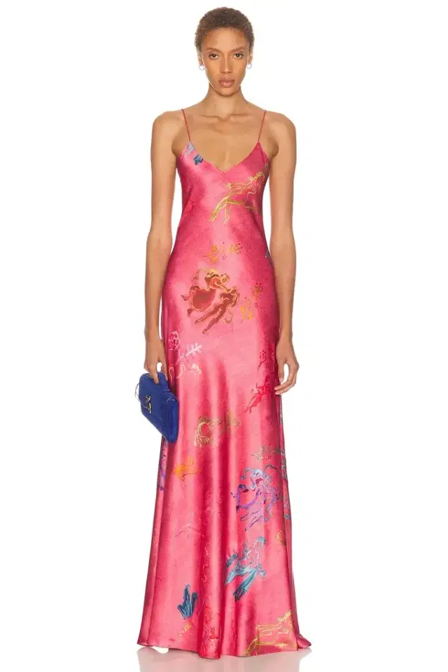 ALEJANDRA ALONSO ROJAS Bias Slip Gown