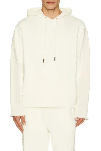 Honor The Gift Denim Panel Hoodie | Thumbnail 2 Honor The Gift Denim Panel Hoodie | Thumbnail 2