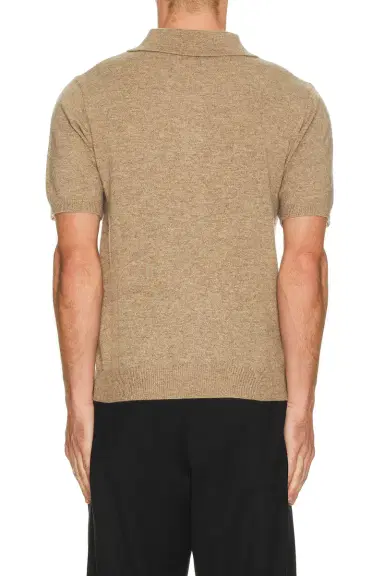 Entire Studios Short Sleeve Knit Polo | Thumbnail 2 Entire Studios Short Sleeve Knit Polo | Thumbnail 2
