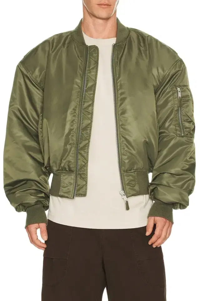 Entire Studios Cropped Broad Bomber