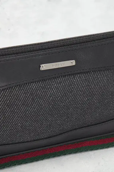 Gucci Gucci Denim Pochette Shoulder Bag | Thumbnail 5 Gucci Gucci Denim Pochette Shoulder Bag | Thumbnail 5
