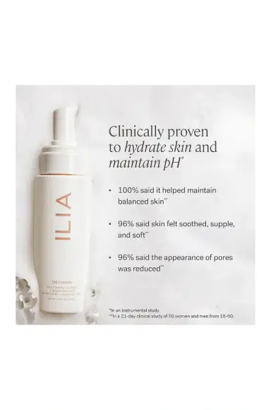 ILIA The Cleanse Soft Foaming Cleanser + Makeup Remover | Thumbnail 7