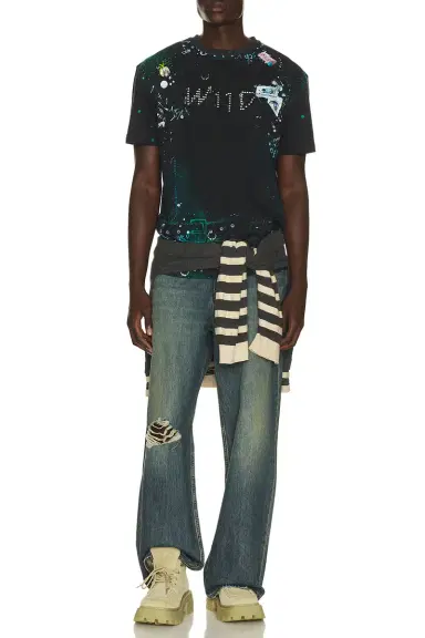 We11Done Trompe-L'Oeil Pierced T-Shirt | Thumbnail 3