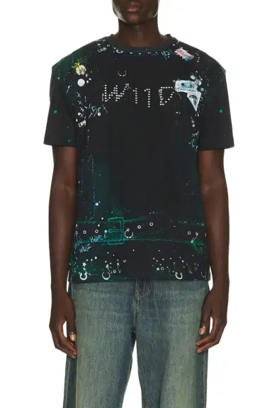 We11Done Trompe-L'Oeil Pierced T-Shirt | Thumbnail 1