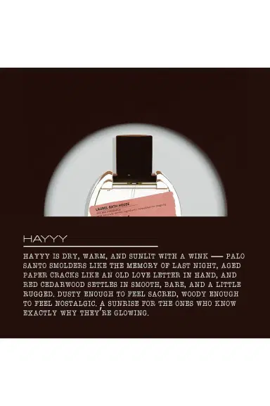 Laurel Bath House Hayyy Eau De Parfum | Thumbnail 3 Laurel Bath House Hayyy Eau De Parfum | Thumbnail 3
