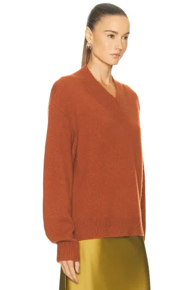 SRG Doris Cashmere V-neck Sweater | Thumbnail 2 SRG Doris Cashmere V-neck Sweater | Thumbnail 2