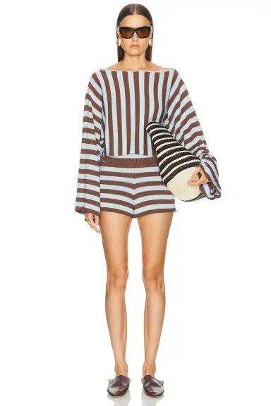 SRG Izabelle Striped Knit Short | Thumbnail 5 SRG Izabelle Striped Knit Short | Thumbnail 5