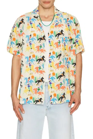Arrels Barcelona Cowboy x Simmon Said Camp Collar Shirt | Thumbnail 1