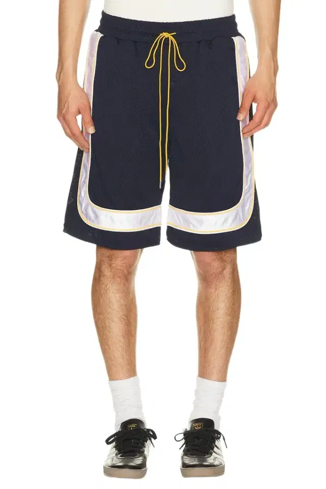Rhude Mesh Piping Baggy Track Shorts