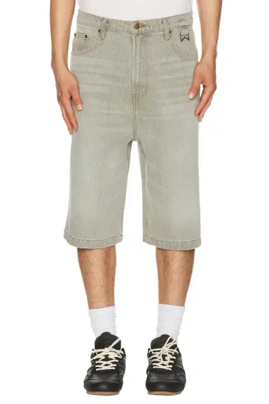 Rhude Baggy Traxedo Denim Shorts | Thumbnail 1